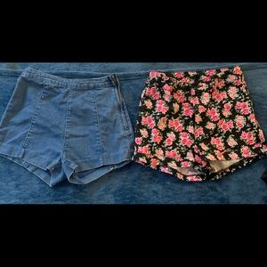 Bundle of two size 4 shorts